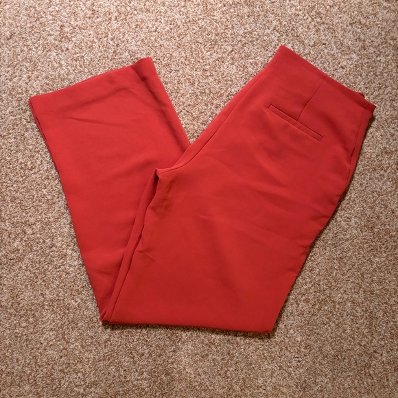 Aritzia Wilfred Sonata Pants in Warm Sienna Red - Picture 6 of 9